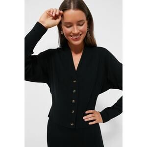 TUCKERNUCK Black Knit Beverly Cardigan Size M NWT Retail $148 Tuckernuck